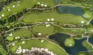 Sân Vinpearl Golf Nha Trang nhìn từ trên cao – nguồn Vinpearl Golf