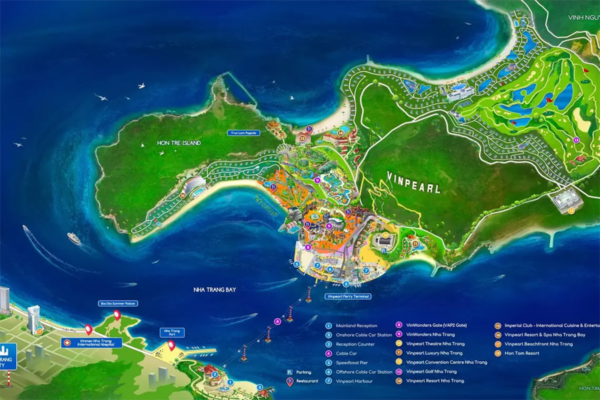 Nên mua vé VinWonders Nha Trang loại nào khi khu vui chơi rất rộng