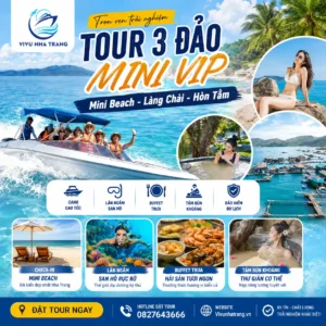 Tour 3 Đảo Nha Trang – lựa chọn so sánh với City Tour cho từng nhóm khách