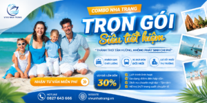 Banner giới thiệu các combo du lịch Nha Trang của Vivu