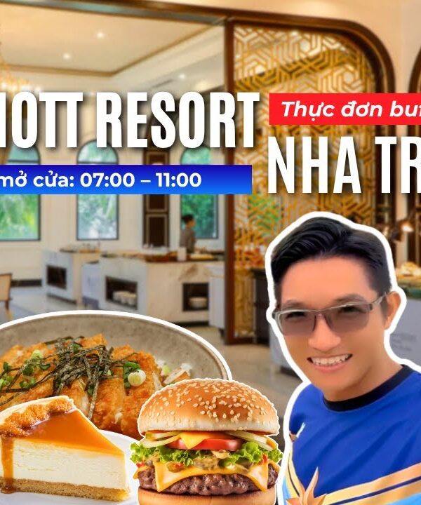 Buffet sáng tại Nha Trang Marriott Resort & Spa, Hon Tre Island trên đảo Hòn Tre
