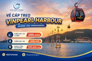 Thông tin giá vé VinWonders Nha Trang và cáp treo