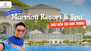 Đội ngũ Vivu Nha Trang khảo sát thực tế Nha Trang Marriott Resort & Spa, Hon Tre Island